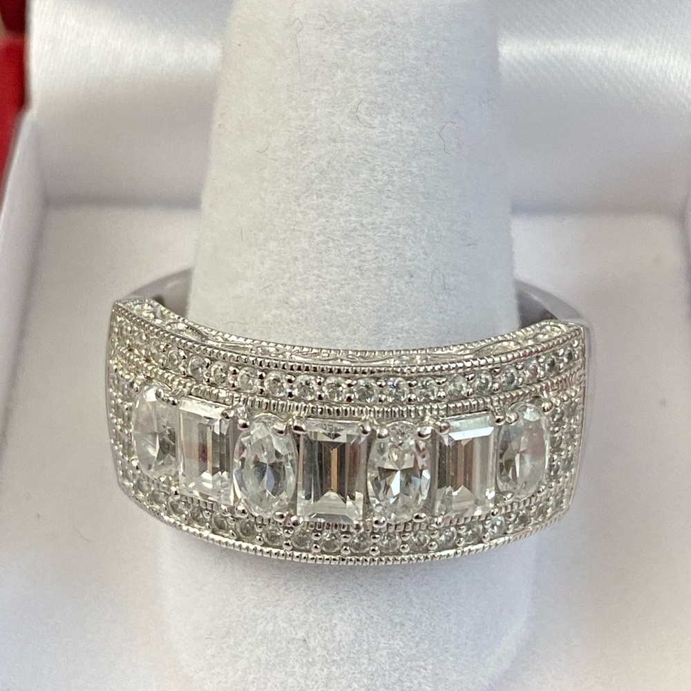 Sterling Silver Wedding Band 925 Ring